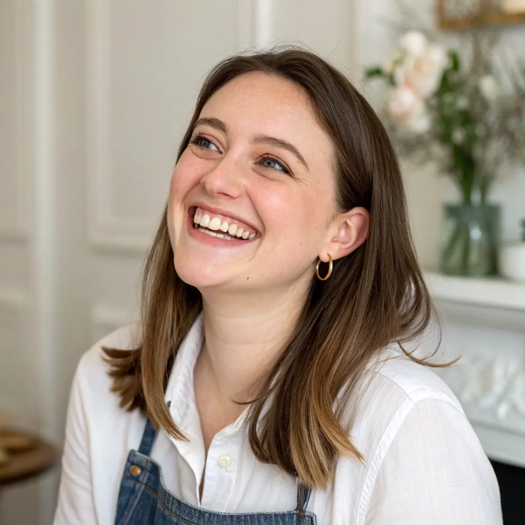 Portrait of a happy customer - Emma Robinson